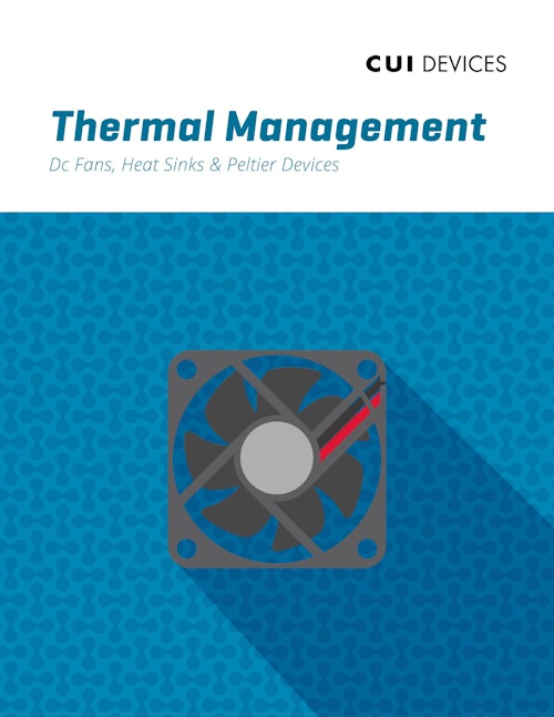 Thermal Management Dc Fans, Heat Sinks & Peltier Devices (株式会社シーユーアイ・ジャパン) のカタログ