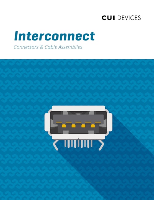 Interconnect Connectors & Cable Assemblies (株式会社シーユーアイ・ジャパン) のカタログ