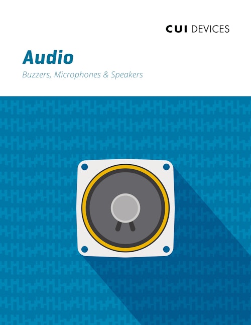 Audio Buzzers, Microphones & Speakers (株式会社シーユーアイ・ジャパン) のカタログ