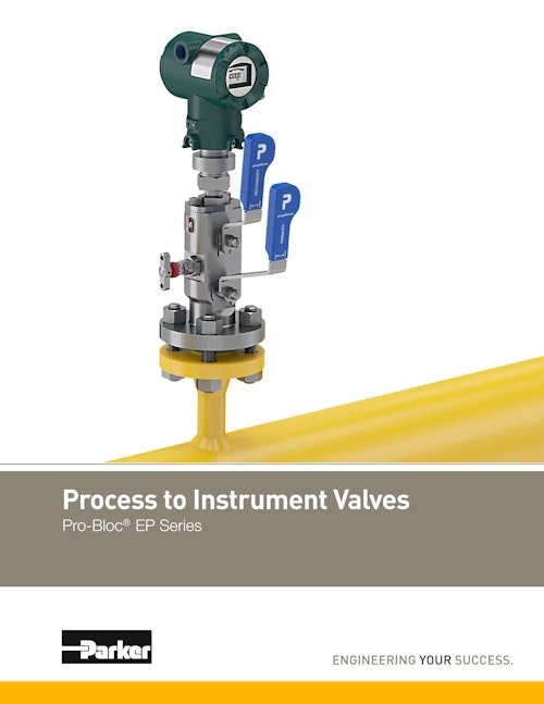 Process to Instrument Valves Pro-Bloc® EP Series (パーカー・ハネフィン日本株式会社) のカタログ