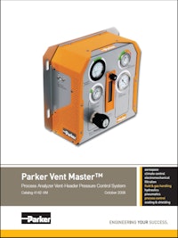 Parker Vent Master TM Process Analyzer Vent-Header Pressure Control System 【パーカー・ハネフィン日本株式会社のカタログ】