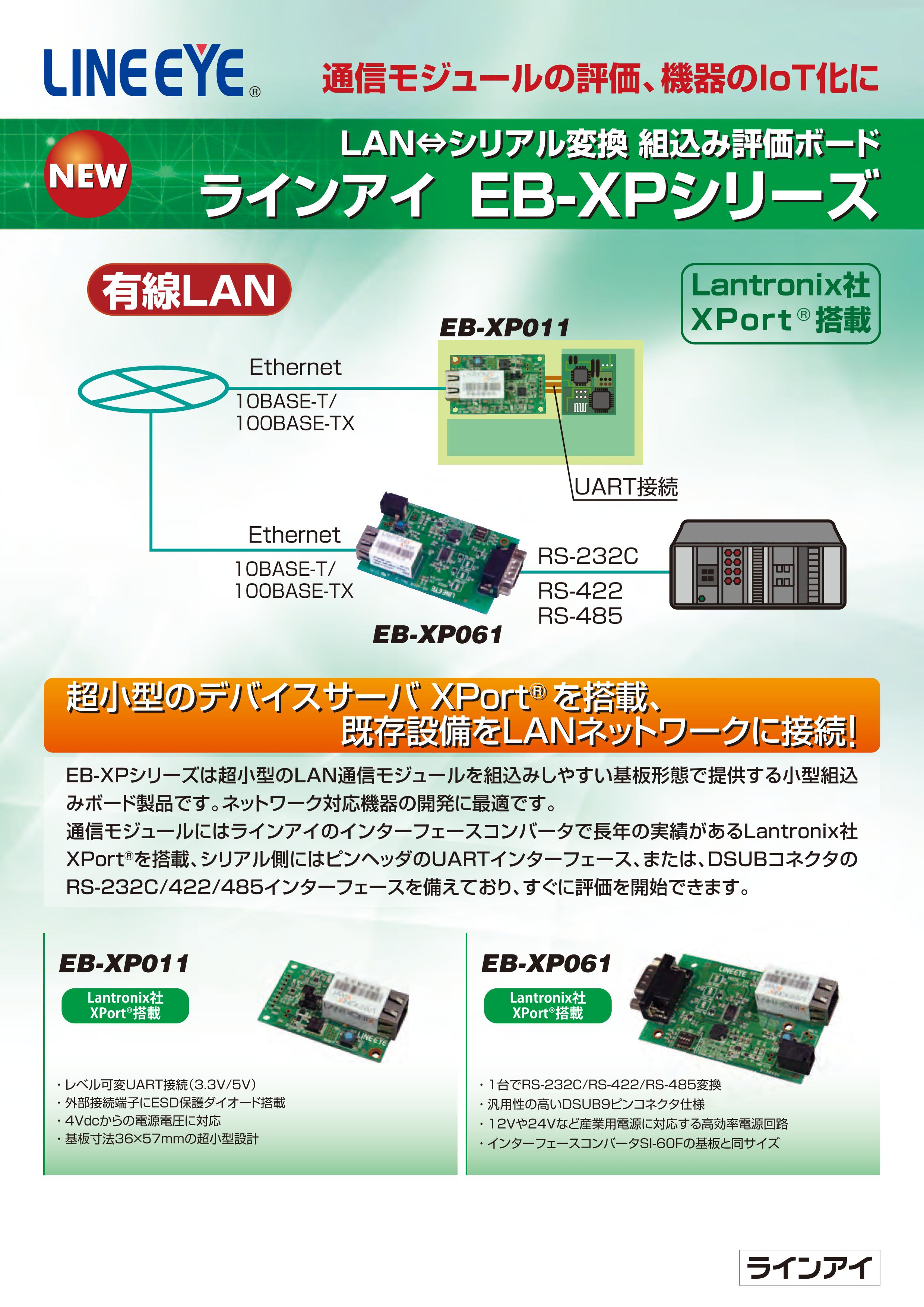 格安高評価 ラインアイ EB-XP061 XPort組込み評価ボード RS-232C/ 422/ 485モデル PLUS YU 通販  PayPayモール