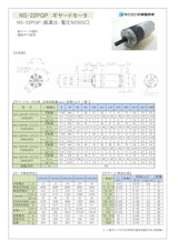 ギヤードモータ遊星ギヤ　NS-22PGP-減速比-電圧N250S□　12V・24Vのカタログ
