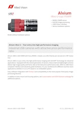 0.3メガ SWIRカメラ - Alvium 1800 U-030 VSWIR データシートのカタログ