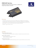 EM120 Series　ファストイーサネット・メディアコンバータ-EtherWAN Systems, Inc.のカタログ