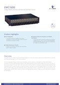 EMC1600 Series　集合メディコンラック・メディアコンバータ-EtherWAN Systems, Inc.のカタログ