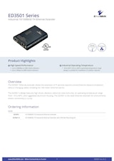 ED3501 Series　イーサネット・エクステンダー　メタル線対応のカタログ