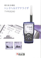最先端　多機能　ハンドヘルドアナライザ　TYPE6240　株式会社アコーのカタログ