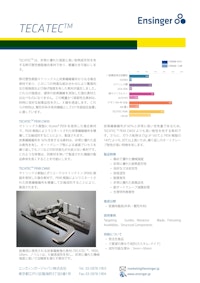 TECATEC（炭素繊維コンポジットPEEK素材） 【エンズィンガージャパン株式会社のカタログ】