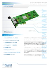 【AdEXP1589】CC-Link IE TSN PCI Express Add-in Cardのカタログ