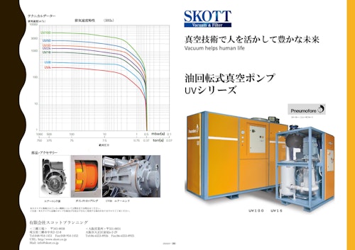 Pneumofore　大型真空ポンプ (有限会社スコットプランニング) のカタログ