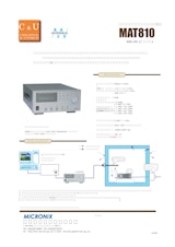 高速プログラマブルアッテネータ MAT810のカタログ