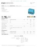 CUI DEVICES SERIES: TB001-500 │ DESCRIPTION: TERMINAL BLOCK-株式会社Same Sky Japanのカタログ