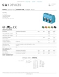 CUI DEVICES  SERIES: TB002V-500 │ DESCRIPTION: TERMINAL BLOCK-株式会社Same Sky Japanのカタログ