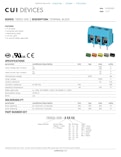 CUI DEVICES SERIES: TB003-500 │ DESCRIPTION: TERMINAL BLOCK-株式会社Same Sky Japanのカタログ