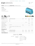 CUI DEVICES SERIES: TB003V-500 │ DESCRIPTION: TERMINAL BLOCK-株式会社Same Sky Japanのカタログ