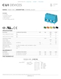 CUI DEVICES SERIES: TB006-508 │ DESCRIPTION: TERMINAL BLOCK-株式会社Same Sky Japanのカタログ