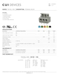 CUI DEVICES SERIES: TBL001-500 │ DESCRIPTION: TERMINAL BLOCK-株式会社Same Sky Japanのカタログ