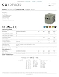 CUI DEVICES SERIES: TBL003-254 │ DESCRIPTION: TERMINAL BLOCK-株式会社Same Sky Japanのカタログ