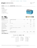 CUI DEVICES SERIES: TBL004-508 │ DESCRIPTION: TERMINAL BLOCK-株式会社Same Sky Japanのカタログ