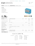 CUI DEVICES SERIES: TBL004V-508 │ DESCRIPTION: TERMINAL BLOCK-株式会社Same Sky Japanのカタログ