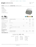 CUI DEVICES SERIES: TBL005A-500 │ DESCRIPTION: TERMINAL BLOCK-株式会社Same Sky Japanのカタログ