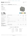 CUI DEVICES SERIES: TBL006V-500 │ DESCRIPTION: TERMINAL BLOCK-株式会社Same Sky Japanのカタログ