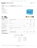 CUI DEVICES SERIES: TBL008-1000 │ DESCRIPTION: TERMINAL BLOCK-株式会社Same Sky Japanのカタログ