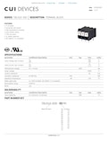 CUI DEVICES SERIES: TBLH10-350 │ DESCRIPTION: TERMINAL BLOCK-株式会社Same Sky Japanのカタログ