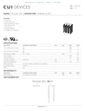 CUI DEVICES SERIES: TBLH10V-350 │ DESCRIPTION: TERMINAL BLOCK-株式会社Same Sky Japanのカタログ