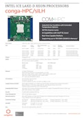 conga-HPC/sILH：COM-HPC Server Size D（インテル Xeon D-2700/2800）データシート-congatec Japan K.K.のカタログ