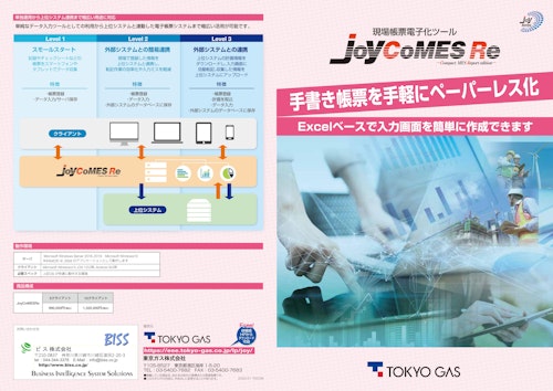 電子帳票システムJoyCoMESRe（ジョイコメスアールイー）カタログ (ビス株式会社) のカタログ