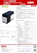 ハイレート充放電対応　小型リン酸鉄リチウムイオンバッテリー　DC24V/2.5Ah EP242X5-KAIREN TECHNO BRIDGEのカタログ