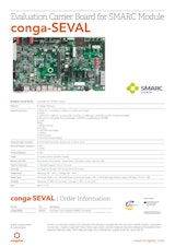 SMARC 評価ボード: conga-SEVALのカタログ