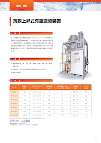 濃縮装置「薄膜上昇式真空濃縮装置」 【株式会社三進製作所のカタログ】