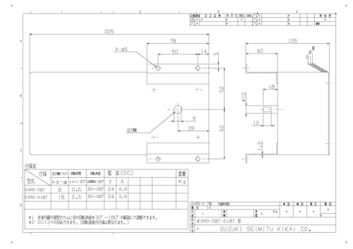 EARD型電動シリンダ　EARD-C8,C18(推力8，18Kgf)　長寿命、高耐久 (オプション対応品) (共栄通信工業株式会社) のカタログ