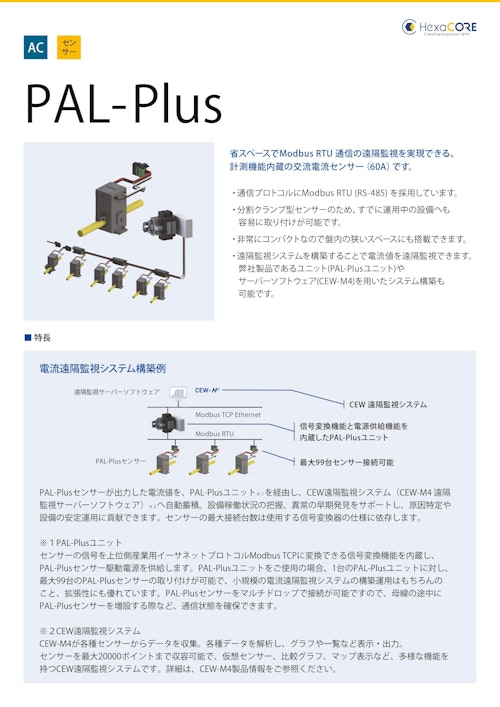 (監視)PAL-Plus (ヘキサコア株式会社) のカタログ