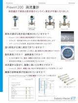 エンドレスハウザージャパン株式会社の蒸気流量計のカタログ