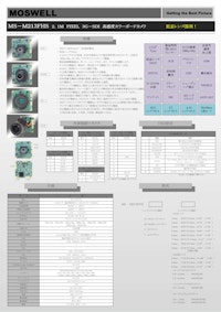 2.1M PIXEL 3G-SDI 高感度カラーボードカメラ MS-M213FHS 【株式会社モスウェルのカタログ】