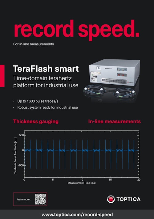 超高速時間分解テラヘルツプラットフォーム (トプティカフォトニクス株式会社) のカタログ