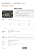 COM Express Mini Type 10 モジュール: conga-MA7-congatec Japan K.K.のカタログ