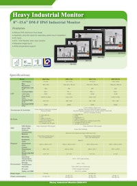 23.8インチ産業用液晶ディスプレイ IEI DM-F24A 【サンテックス株式会社のカタログ】