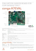 COM Express Type 7 評価ボード: conga-X7EVAL-congatec Japan K.K.のカタログ