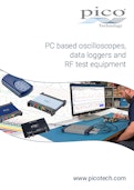 PC based oscilloscopes, data loggers and RF test equipment-Pico Technology Ltd.のカタログ