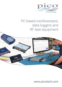 PC based oscilloscopes, data loggers and RF test equipment 【Pico Technology Ltd.のカタログ】