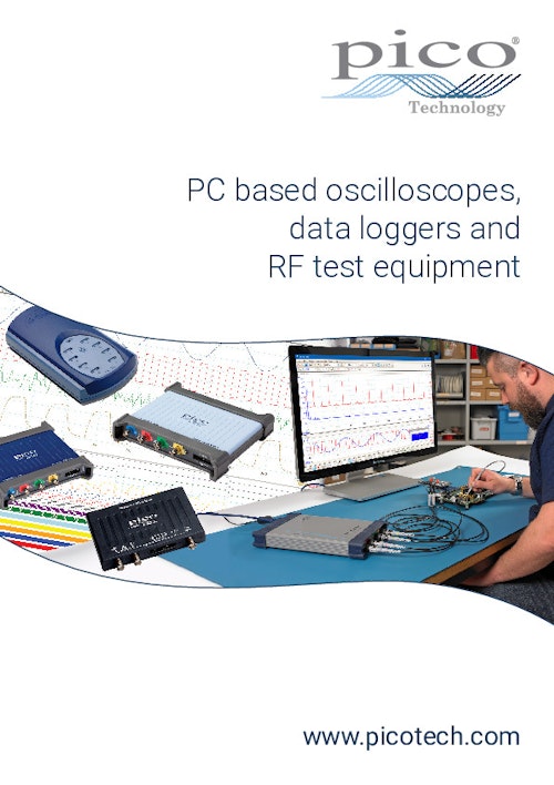 PC based oscilloscopes, data loggers and RF test equipment (Pico Technology Ltd.) のカタログ