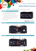 産業用ファンレス組込みPC Jetway HBJC330U10-サンテックス株式会社のカタログ