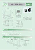 KINSUN PCBマウント用RJジャック カタログ2019-株式会社アルテックスのカタログ