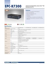 NVIDIA JETSON搭載べアボーンPC EPC-R7300のカタログ