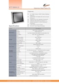 Celeron版15型-IP66防塵防水パネルPC『WTP-8B66-15』-Wincomm Japan Co., Ltd.のカタログ
